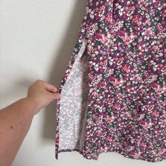 American Eagle Floral Maxi Dress with sleeves- size small NWOT - Picture 2 of 11